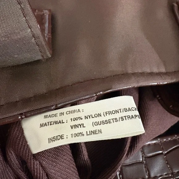 👜 Diane Von Furstenberg Brown Tote The Color Authority Croc Trim - Picture 9 of 9